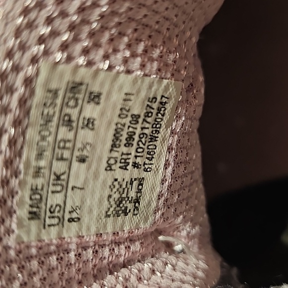 Adidas Women's Charcoal and Pink Athletic Shoes - Picture 5 of 7